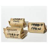 2 ROLLS 1988-P, 1 ROLL 1983-P HALVES