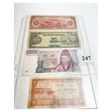VIETNAM, CURACAO, KOREA, JAPAN NOTES