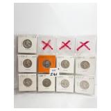 (9) 1932-37 STOCK QUARTER MIX