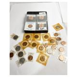 1977, 81, 83-S PROOFS W/ ZINC CORP. 1 CENT AND