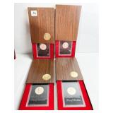 1971,72,73,74 90% SLIVER IKE DOLLAR PROOFS 4