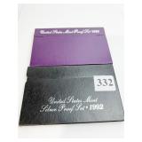 1992 MINT & PROOF SILVER SETS