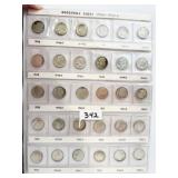 1946076 COMPLETE NO PROOFS ROOSEVELT DIMES