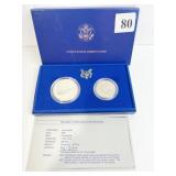 1986-S SILVER PROOF LIBERTY SET