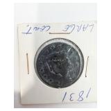 1831 LARGE CENT