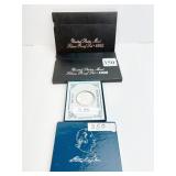 (2) 1992-S PROOF SET, W/ 1982-D COMM HALF