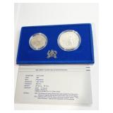 1986 LIBERTY ELLIS ISLAND SILVER PROOF SETS