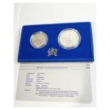 1986 LIBERTY ELLIS ISLAND SILVER PROOF SETS