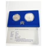 1986 LIBERTY ELLIS ISLAND SILVER PROOF SETS