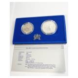 1986 LIBERTY ELLIS ISLAND SILVER PROOF SETS