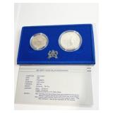 1986 LIBERTY ELLIS ISLAND SILVER PROOF SETS