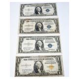 1935 A GOLD SEAL 3 1935-F SILVER CERTIFICATE 4