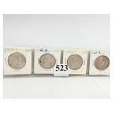 1959-D, 62-D, 63-P, 63-D (4 PIECES)