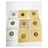 LIBERTY HEAD 1901-O, 06-P, 07-P, 10-P, 11-P,