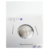 1831-D 5 CENT SILVER