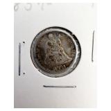 1854 SEATED DIME