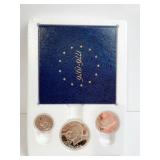 1977 3-PIECE SILVER PROOF SET