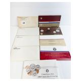 1972,79,80,81,84,85,86,87,88 MINT SETS 9 TOTAL