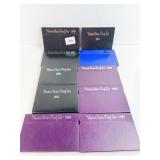 1978,79,80,81,82,83,84,85,86,87 PROOF SETS 10