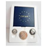 1978 3 PIECE SILVER PROOF SET