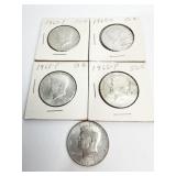 (5) 1965-68 CLAD HALVES