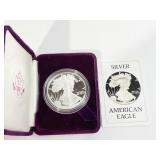 1986-S PROOF EAGLE 1 OZ SILVER