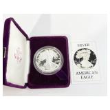 1986-S PROOF EAGLE 1 OZ SILVER