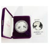 1986-S PROOF EAGLE 1 OZ SILVER