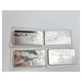 (4) 1 OZ. BARS EARLY AVIATION MOMENTS
