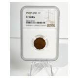 1909 SVDB - XF 40 BN -SLABBED & GRADED