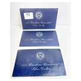 4 SILVER UNCIRCULATED 90% SILVER IKE DOLLARS