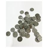(50) 1943 STEEL PENNIES 1965-82