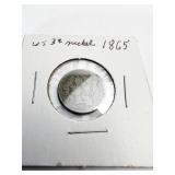 1865 3 CENT NICKEL