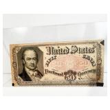 1875 .50 CENT FRACTIONAL CURRENCY