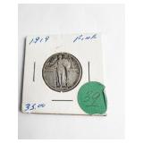 1919-P LIBERTY STANDING QUARTER