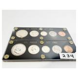 1959-P, 1960 3 PROOF SETS - PLACED IN HOLDER