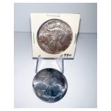 1986,90 SILVER EAGLES