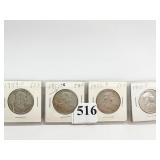 1949-P, 51-D, 52-P, 55P (4 PIECES)