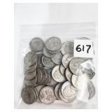(40) WAR SILVER NICKELS