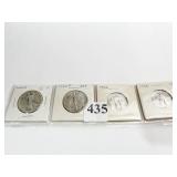 1943-P, 1 WORN WALKING LIBERTY W/ 1925-26