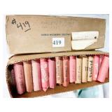 ROLLS PENNIES- (27) 1979-P, (30) 1980-P TOTAL 57