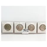 1949-S, 50-P+D, 51-P (4 PIECES)