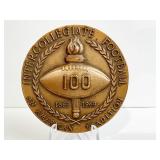 1969 100 YEARS COLLEGE FOOTBALL BRONZE