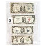 1957 1$ 1953 2$ 1934-C 5$ 1934-C 10$ NOTE