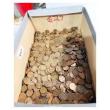 BOX OF COPPER MEMORIALS