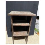 WOOD STAND 3 TIER GOOD PC. TO PAINT