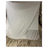 SWEET DREAMS 76" W QUEEN BED SKIRT 17" LONG SKIRT