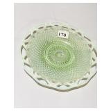 GREEN OPEN DESIGN EDGE PLATE