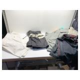 DOCKERS 34 W SHORTS OFF WHITE, CHAPS 36 W. UMBRO