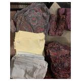 QUEEN SZ. SHEETS 5 SETS W/ PILLOWCASES FOR MOST